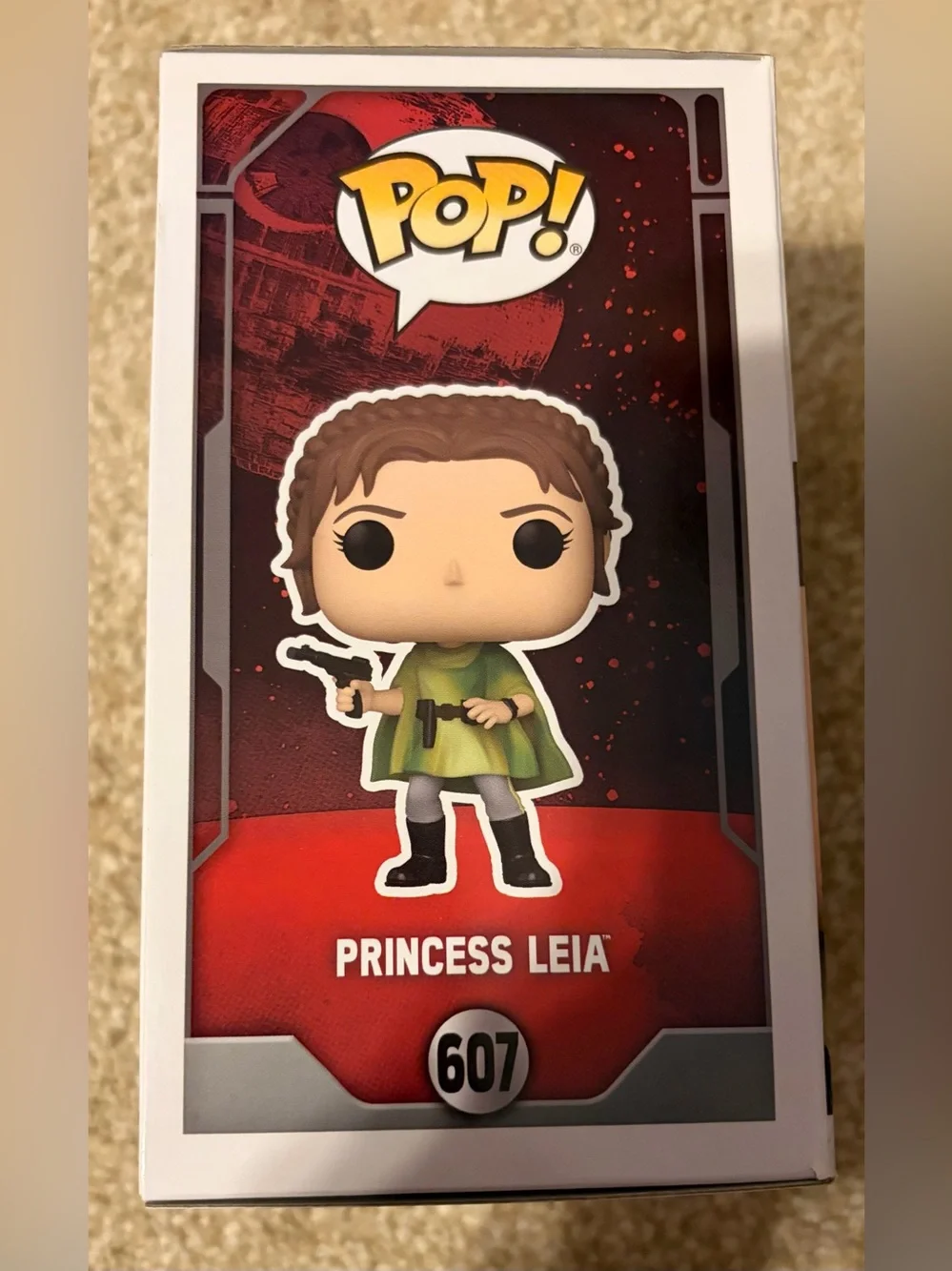 Funko Pop Star Wars Princess Leia Bobblehead #607 New